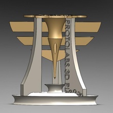 Angelegenheit Antimaterie Trophäe Protolabs trofeo 3d print model - Mito3D