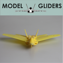 f18 hornet flying glider powered elastic band toys & games fun plane outdoors gliders 3d print model - Mito3D
