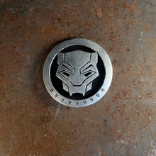 black panther badge 3d print model - Mito3D
