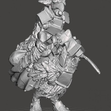 Preto kiwi fogo escova história Rodentia infinito fantasia táticas tampo mesa fantasma Morto vivo miniatura morte Varredura cavaleiro 3d print model - Mito3D