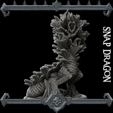 snap dragon tabletop 3d print model - Mito3D