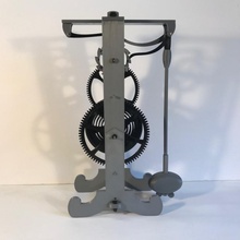 3d printed galileo escapement clock spring driven & garden 3d print model - Mito3D