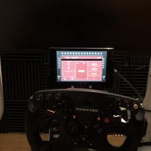 fanatec podio nexo 7 tableta montar f1 carreras sim simulador iracing dd1 dd2 ajuste carrera 3d print model - Mito3D