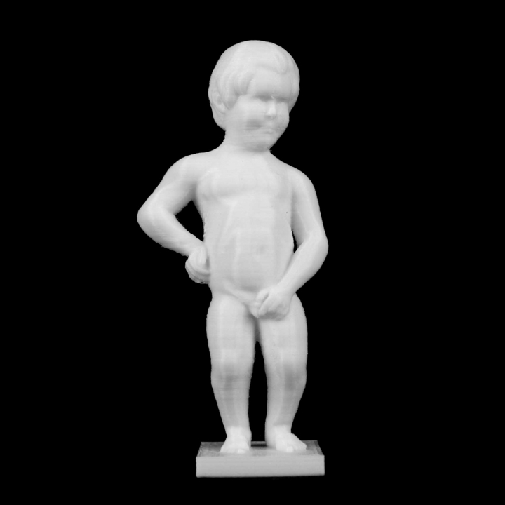 manneken pis brussels belgium scan 3D print model - Mito3D