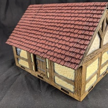 openforge shingle roofs & gables rpg terrain dungeon roof tiles d&d pathfinder towne 3d print model - Mito3D