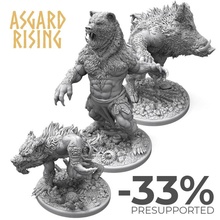 shapeshifters warband presupported store 3d print model - Mito3D