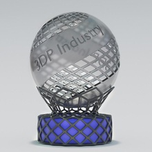 globe trophy 3dpiawards 2020 3dprintindustry 3dpi awards 3d print model - Mito3D