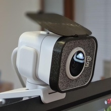 Logitech streamcam privacidade cobrir bainha Câmera conectados cam segurança transmissão c980 3d print model - Mito3D