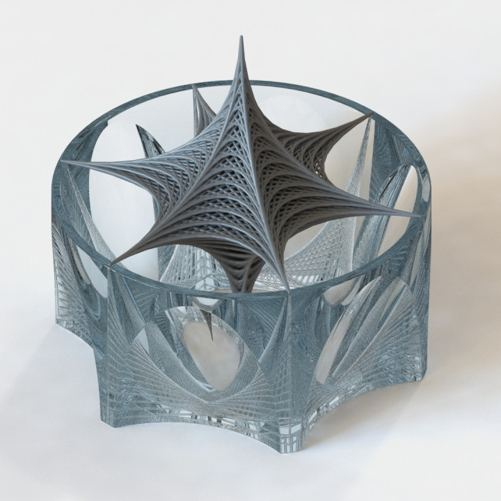 Star Gitter Trophäe 3d Drucken Industrie 2020 Auszeichnungen 3dpia2020 3D print model - Mito3D