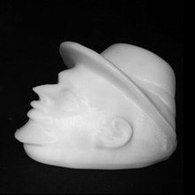 masque 39 british museum londres numérisation 3d print model - Mito3D