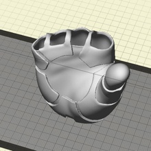 iron man glove - 1 ninjaflex support free props & cosplay 3d print model - Mito3D