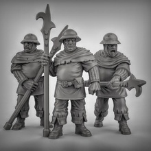 guards poll arms tabletop fantasy guard rpg dungeonsanddragons dnd halberd pathfinder npc polearm townguard billhook 3d print model - Mito3D