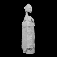 esculpida nimba máscara museu britânico londres scan 3d print model - Mito3D