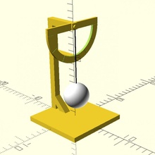 ping pong anemometro 3d print model - Mito3D