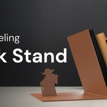 book stand 3d 3dmodeling modeling 3dcad 3d print model - Mito3D