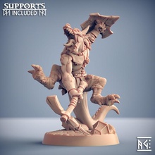 plague-mine kobold - modular tabletop dragons dungeons fantasy mini rpg miniature supports wargame dnd plague ttrpg units artisan guild kobolds presupported supported 3d print model - Mito3D