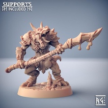 plague-mine kobold - modular tabletop dragons dungeons fantasy mini rpg miniature supports wargame dnd ttrpg units artisan guild kobolds presupported supported 3d print model - Mito3D