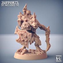 plague-mine kobold - modular tabletop dragons dungeons fantasy mini miniatures rpg supports wargame dnd ttrpg units artisan guild kobolds presupported supported 3d print model - Mito3D