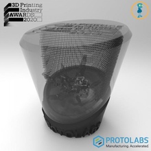 3d Drucken Industrie Auszeichnungen 2020 Wiege Fortschritt myminifactory Wettbewerb Design Trophäe sla sls 3dprintingindustryawards Protolabs mjf craftbot3d 3dpia2020 3d print model - Mito3D