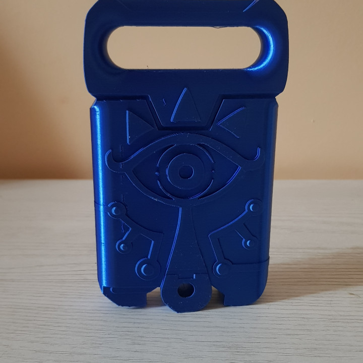 Zelda cheikah ardoise commutateur cartouche titulaire soutien nintendo art Légende jeu vidéo sauvage jeux vidéos super cosplay fanart souffle légende botw 3D print model - Mito3D