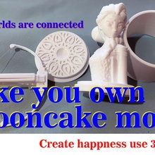 mooncake model 3d print model - Mito3D