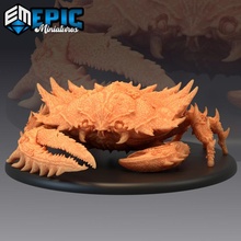 giant crab sea monster tabletop fantasy ocean rpg warhammer water sla enemy underwater encounter dnd pathfinder 3d print model - Mito3D