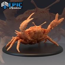 giant crab angry sea monster tabletop fantasy ocean rpg warhammer water sla enemy encounter dnd pathfinder 3d print model - Mito3D