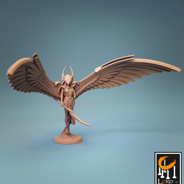 Horus Walküre Tischplatte ägyptisch Engel 3D print model - Mito3D