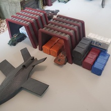 mantenimiento bahía 40k mesa battletech batalla tecnología juego guerra gaslands gsa tierras 3d print model - Mito3D