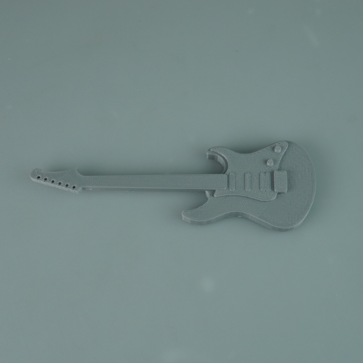 guitarra stratocaster educación música instrumentos 3D print model - Mito3D