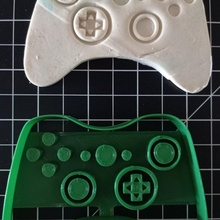 Xbox manette biscuit coupeur 3d print model - Mito3D