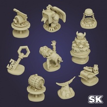 infernal tokens tabletop fantasy custom dungeon components scenery arcadiaquest 3d print model - Mito3D