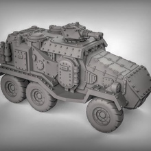 AFV tampo mesa carro 40k guarda martelo guerra scifi oficina jogos imperial blindado 3d print model - Mito3D