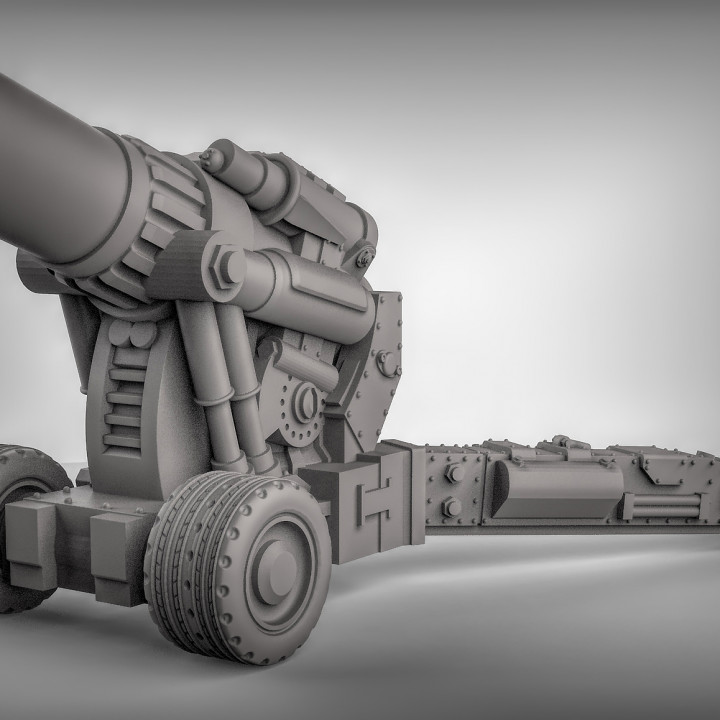 siege artillery tabletop 40k warhammer scifi 30k imperialguard gw siegeartillery 3D print model - Mito3D