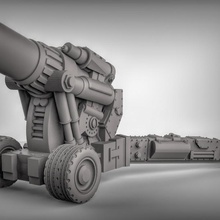 siege artillery tabletop 40k warhammer scifi 30k imperialguard gw siegeartillery 3d print model - Mito3D