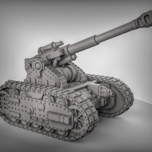 móvil artillería mesa 40k martillo guerra ciencia ficción basilisco 30k Guardia Imperial gw 3d print model - Mito3D