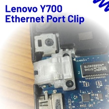 Lenovo y700 Ethernet Hafen Clip Laptop Ersatz schonen Ersatzteile rj45 lan 3d print model - Mito3D