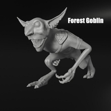 forest goblin tabletop creature dark monster miniature dnd 3d print model - Mito3D