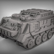 mkii apc mağaza 40k tank Warhammer gergedan bilimkurgu uzay denizi m3 30k 3d print model - Mito3D