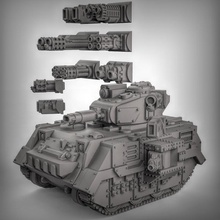 mkii ligero tanque mesa 40k martillo guerra ciencia ficción depredador Marine Espacial 30k luz 3d print model - Mito3D