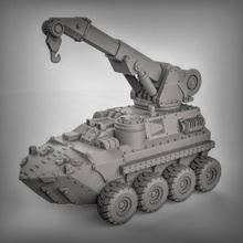 recuperación vehículo mesa 40k tanque martillo guerra ciencia ficción recuperacion 3d print model - Mito3D