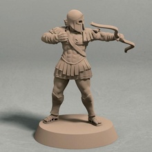 realm eros archer pose 2 miniature stl file education ancient fantasy rpg soldier wargaming tabletop 3d print model - Mito3D