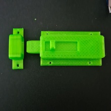puerta bloquear tornillo cerradura 3d print model - Mito3D