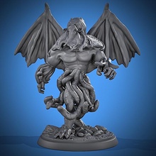 cthulhu 50mm tabletop fantasy boardgames dungeonanddragons rgp lovercraft 3d print model - Mito3D
