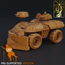 riot shepard cyber forge tabletop vehicle cyberpunk titan 3d print model - Mito3D