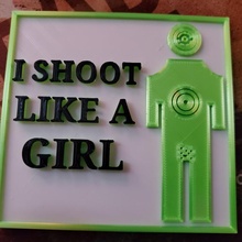 girl guns signs firearms amendment 3d print model - Mito3D