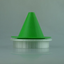 pla filamento carrusel titular construir impresora 3d piezas repuesto 3dprinter filamentholder 3d print model - Mito3D