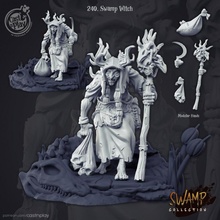 swamp witch pre-supported tabletop collection fantasy modular monster supports ugly cast castnplay presupported 3d print model - Mito3D
