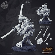 korl pre supported mesa fantasía rana apoya samurai submarino encuentro emitir bullywug pantano reparto ensalada presupuesto pizarra hombres 3d print model - Mito3D