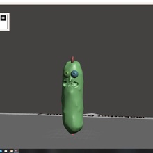llavero pickle rick keychain keyring rickymorty 3d print model - Mito3D